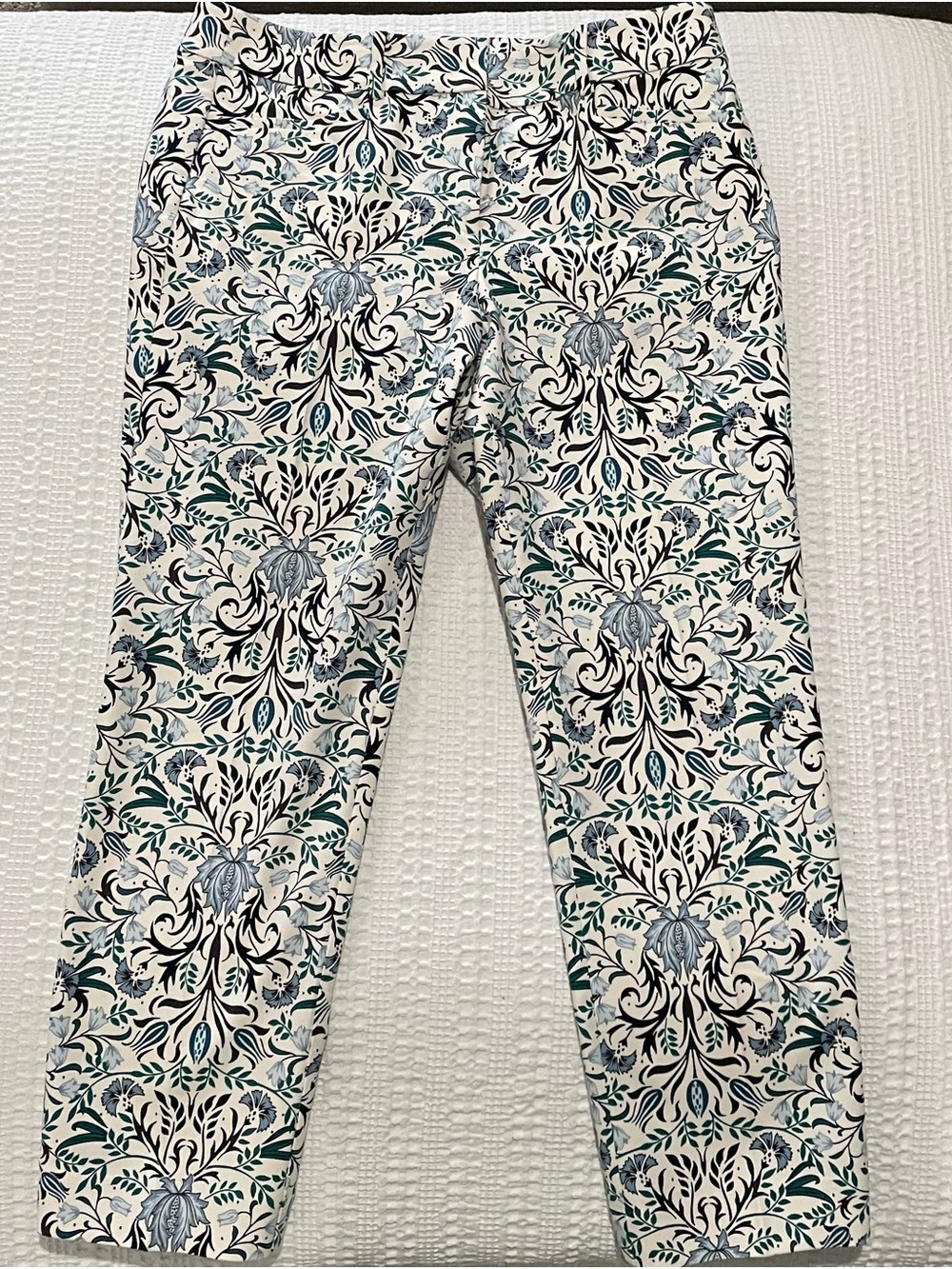 Loft Marisa The Riviera Pant Floral-Print Chinos size 8